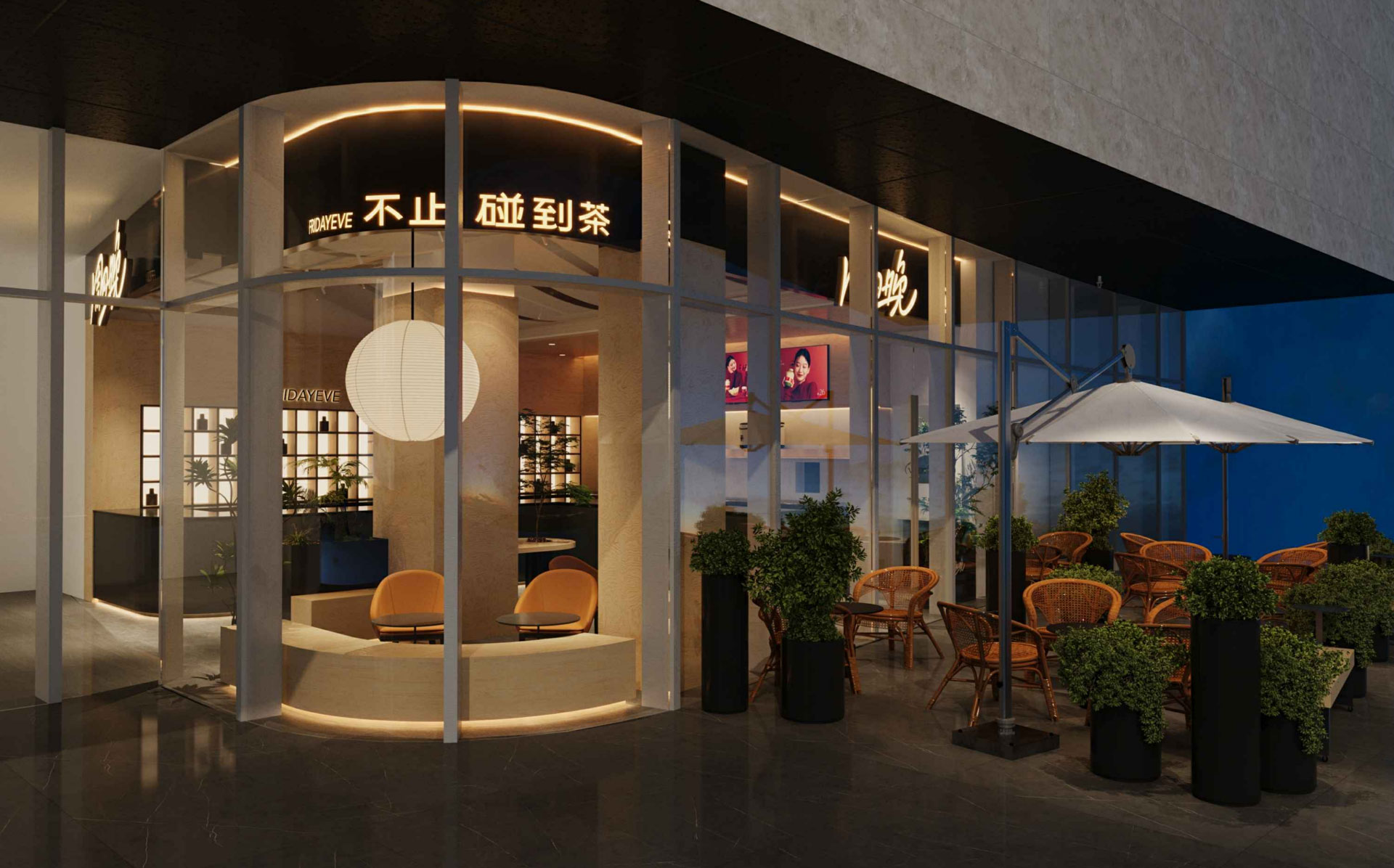 杭州滨江银泰店效果图